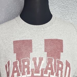 Harvard University Gray Large PreOwned T-Shirt-CrimsonLogo Merch